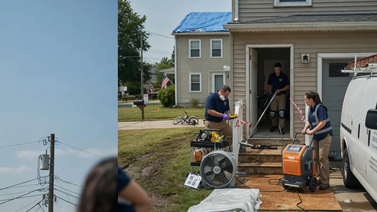 Water Damage Repair in Cloverdale, IN near me